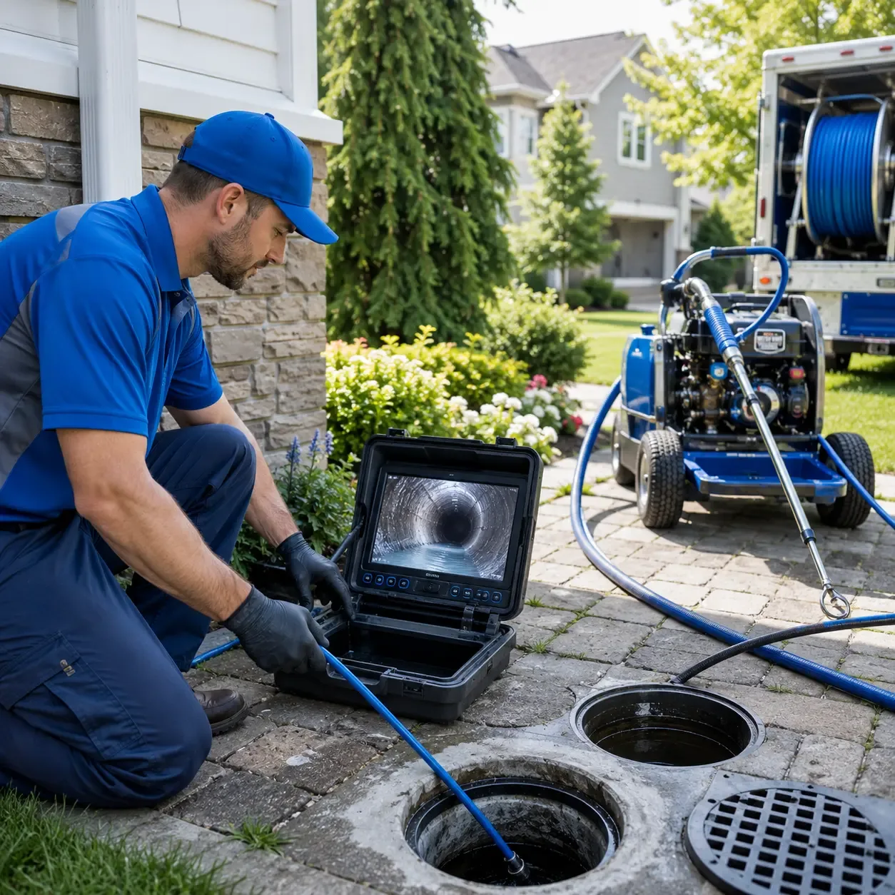 Outdoor drain cleaning professionals serving Derry, NH
